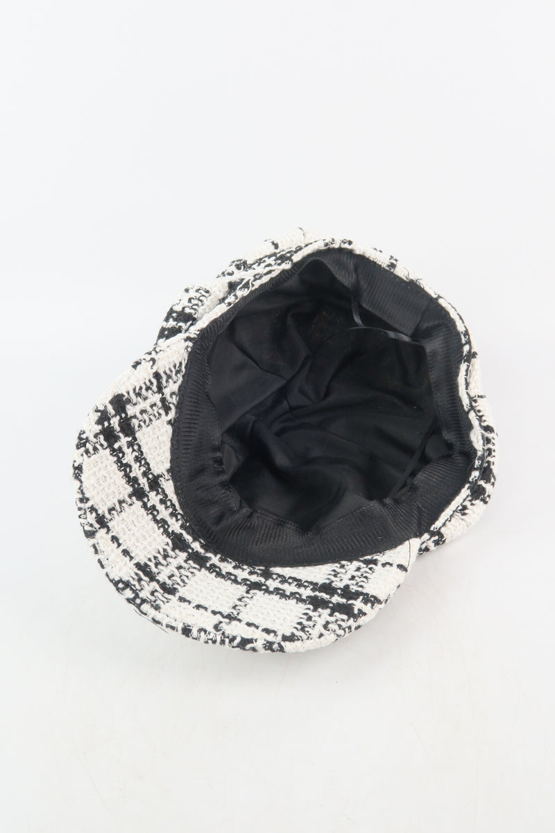 หมวกแฟชั่นผ้าทวีตทรง Cabbie No.203  - Cotton Newsboy Gatsby Apple Cabbie Cap