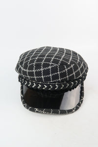 หมวกแฟชั่นผ้าทวีตทรง Cabbie - Cotton Newsboy Gatsby Apple Cabbie Cap