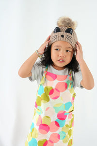 หมวกไหมพรม หมวกถักกันหนาว ทรงบินนี่ แบบบุขนด้านใน สำหรับเด็ก 1-5 ขวบ - Winter Animal Kids Warm Cat Ears Beanie Knitted Fleece Lined Hat (1-5 Years)