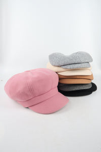 หมวกแฟชั่นทรง Cabbie - Cotton Newsboy Gatsby Apple Cabbie Cap