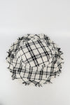 หมวกสานแต่งลาย ผ้าทวีต - Straw Hat Band