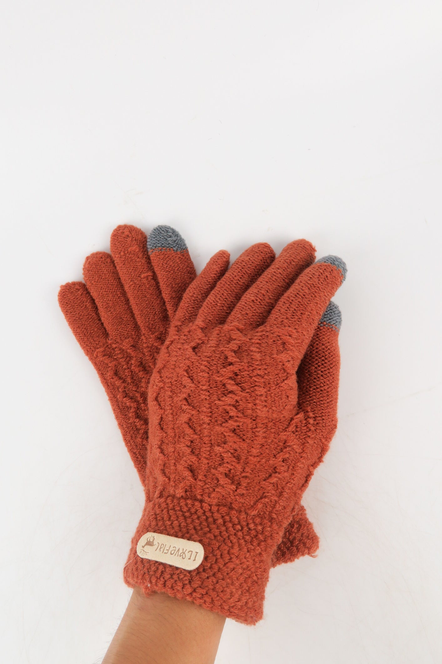 ถุงมือไหมแคชเมียร์เนื้อนุ่มแบบทัชสกีน - Touchscreen Cashmere Soft Woolen Knit Gloves