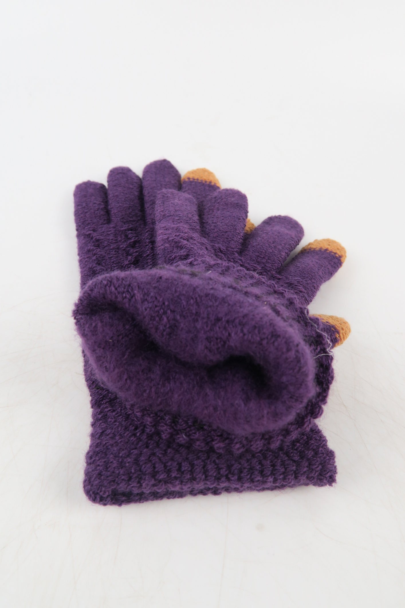 ถุงมือไหมแคชเมียร์เนื้อนุ่มแบบทัชสกีน - Touchscreen Cashmere Soft Woolen Knit Gloves