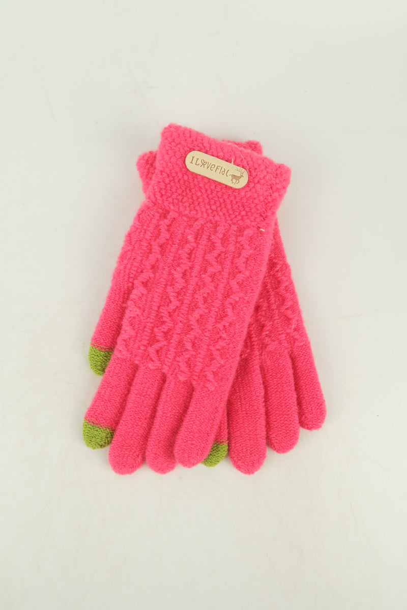 ถุงมือไหมแคชเมียร์เนื้อนุ่มแบบทัชสกีน - Touchscreen Cashmere Soft Woolen Knit Gloves