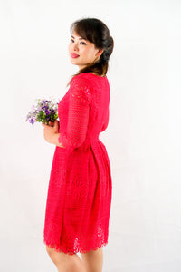 เดรสลูกไม้ - Premium Lace Dress