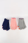 ถุงมือไหมพรมแต่งระบายที่ข้อมือ - Knitted Gloves