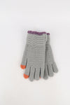 ถุงมือไหมพรมแต่งระบายที่ข้อมือ - Knitted Gloves