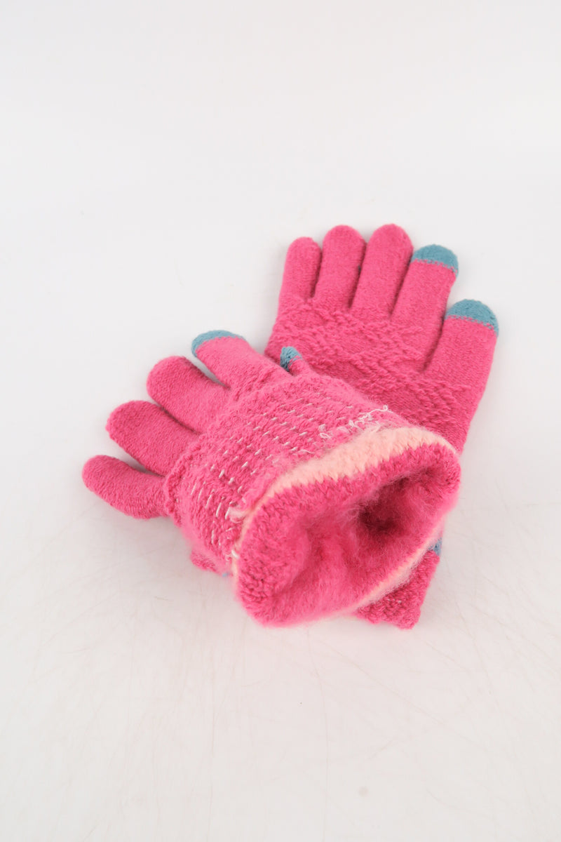 ถุงมือไหมแคชเมียร์เนื้อนุ่มแบบทัชสกีน - Touchscreen Cashmere Soft Woolen Knit Gloves