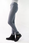 รองเท้าบูทหนังกำมะหยี่กันหนาวบุขน No.575 - Winter Faux Suede Button Warm Fur Lined Ankle Boots