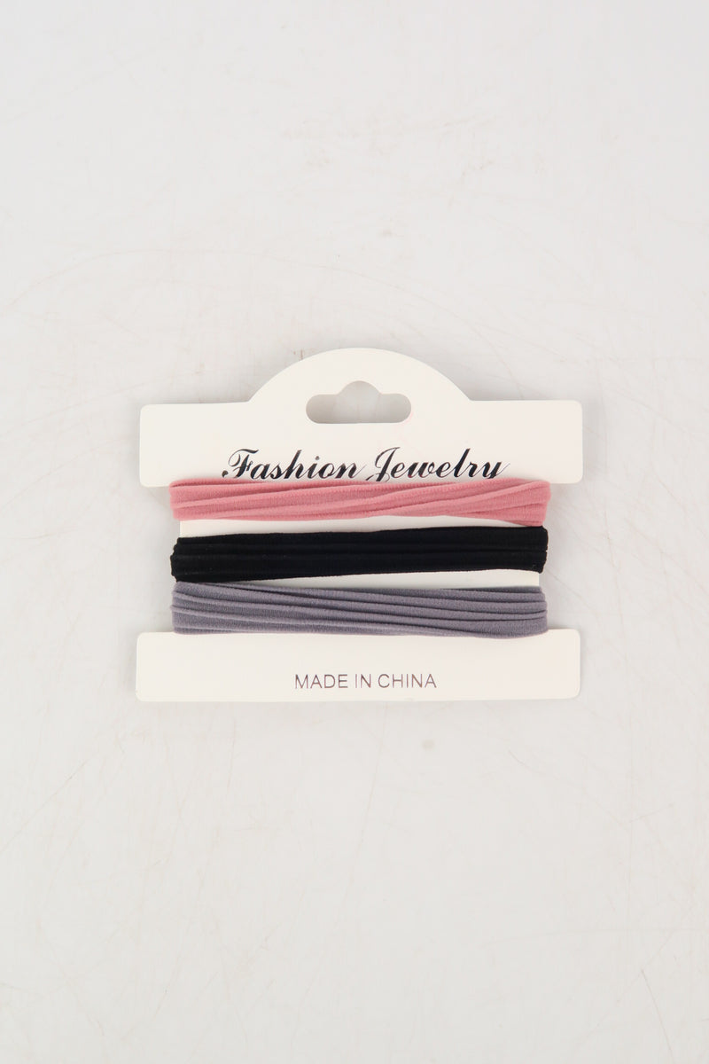 ยางผูกผม เซ็ต3ชิ้น - Hair Band