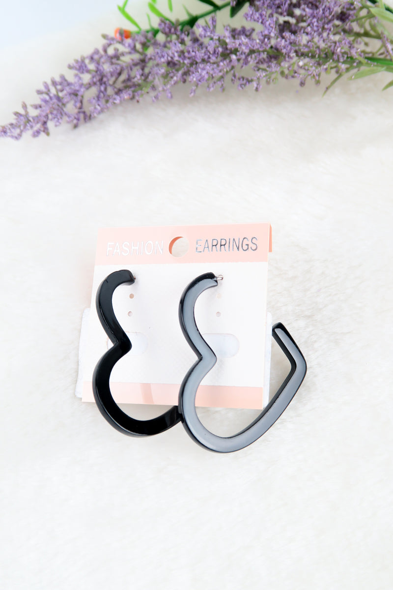 ต่างหูรูปหัวใจ - Earrings