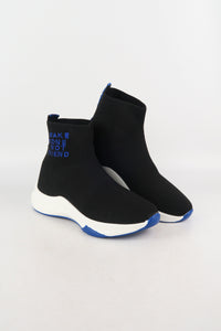รองเท้าผ้าใบหุ้มข้อสูง - Girls Fashion Sneaker Slip On