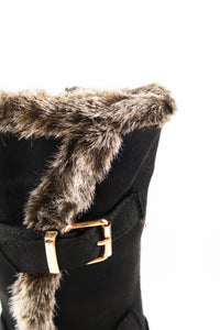 รองเท้าบูทกำมะหยี่ยาว  - Women's Knee High Stretch Boot