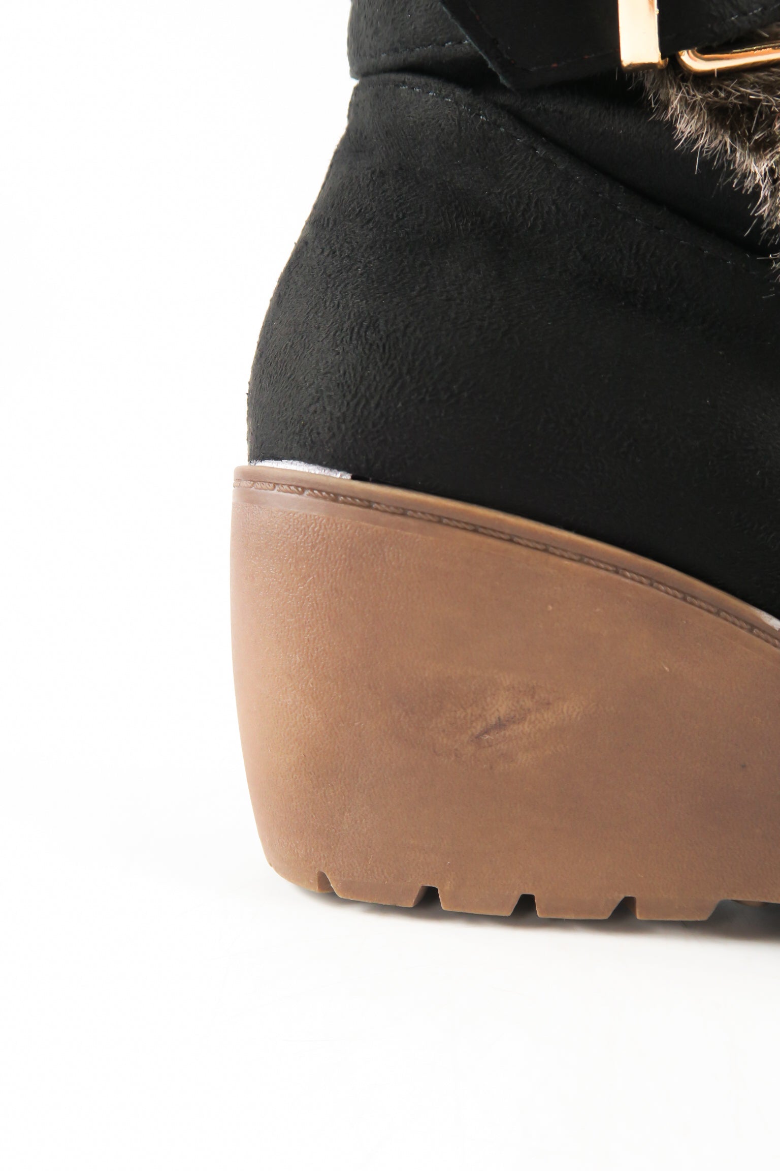 รองเท้าบูทกำมะหยี่ยาว  - Women's Knee High Stretch Boot