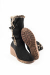 รองเท้าบูทกำมะหยี่ยาว  - Women's Knee High Stretch Boot