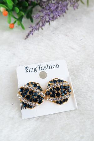 ต่างหู แฟชั่นประดับคริสตัล - Drop Earrings