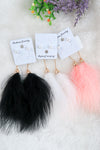 ต่างหูห้อยระย้า เเต่งพู่ - Drop Earrings