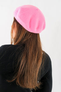 หมวกขนสัตว์ผ้าวูล สไตล์ฝรั่งเศส - Casual Beret Beanie Wool Hat