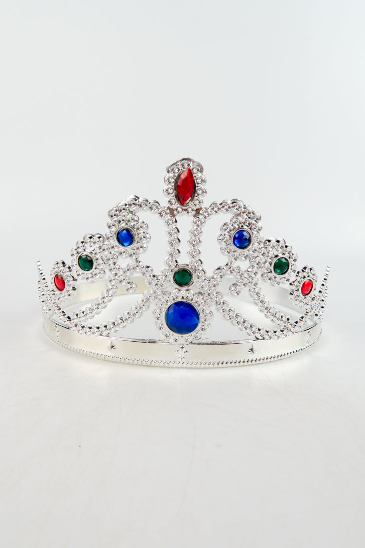 ที่คาดผม มงกุฏ - Gold Royal King Plastic Crown Prince Costume Accessory