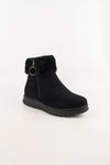 รองเท้าบูทหนังกำมะหยี่ แต่งขนเฟอร์ no.80223-10 - Winter Boots Minus The Fur Lining On The Inside