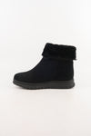 รองเท้าบูทหนังกำมะหยี่ แต่งขนเฟอร์ no.80223-10 - Winter Boots Minus The Fur Lining On The Inside