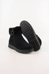 รองเท้าบูทหนังกำมะหยี่ แต่งขนเฟอร์ no.80223-10 - Winter Boots Minus The Fur Lining On The Inside