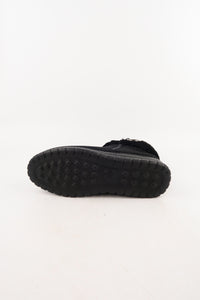รองเท้าบูทหนังกำมะหยี่ แต่งขนเฟอร์ no.80223-10 - Winter Boots Minus The Fur Lining On The Inside