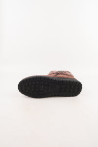 รองเท้าบูทหนังกำมะหยี่ แต่งขนเฟอร์ no.80223-10 - Winter Boots Minus The Fur Lining On The Inside