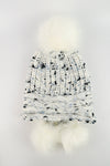 หมวกไหมพรมแต่งปอม บุขนหนาด้านใน - Winter Fleece Lining Beanie Hat with Pom
