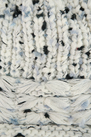 หมวกไหมพรมแต่งปอม บุขนหนาด้านใน - Winter Fleece Lining Beanie Hat with Pom