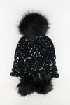 หมวกไหมพรมแต่งปอม บุขนหนาด้านใน - Winter Fleece Lining Beanie Hat with Pom