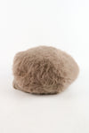 หมวกไหมพรมถักขนกระต่าย บุขนด้านใน  - Fleece Lining Winter Rabbit Hair Kintted Cap with Visor