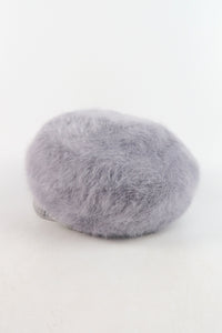 หมวกไหมพรมถักขนกระต่าย บุขนด้านใน  - Fleece Lining Winter Rabbit Hair Kintted Cap with Visor