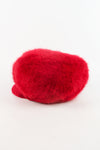 หมวกไหมพรมถักขนกระต่าย บุขนด้านใน  - Fleece Lining Winter Rabbit Hair Kintted Cap with Visor