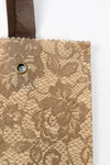 กระเป๋าผ้าอเนกประสงค์ ลายดอกไม้ ขนาด 12.5 x 14.5 - Bag Spunbond Non-Woven Vintage Floral Size 12.5 x 14.5