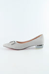 รองเท้าคัตชูหัวแหลมประดับเพชร K9073 - Pointed Toe Mid Heel Pump Shoes