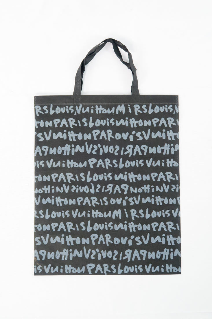 กระเป๋าผ้าอเนกประสงค์ ลายอักษร ขนาด 17 x 21 - Bag Spunbond Non-Woven Vintage Floral Size 17 x 21