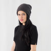 หมวกไหมพรมถักลาย สำหรับกันหนาว - Unisex Cable Knit Fleece Lining Knit Beanie Ski Hat