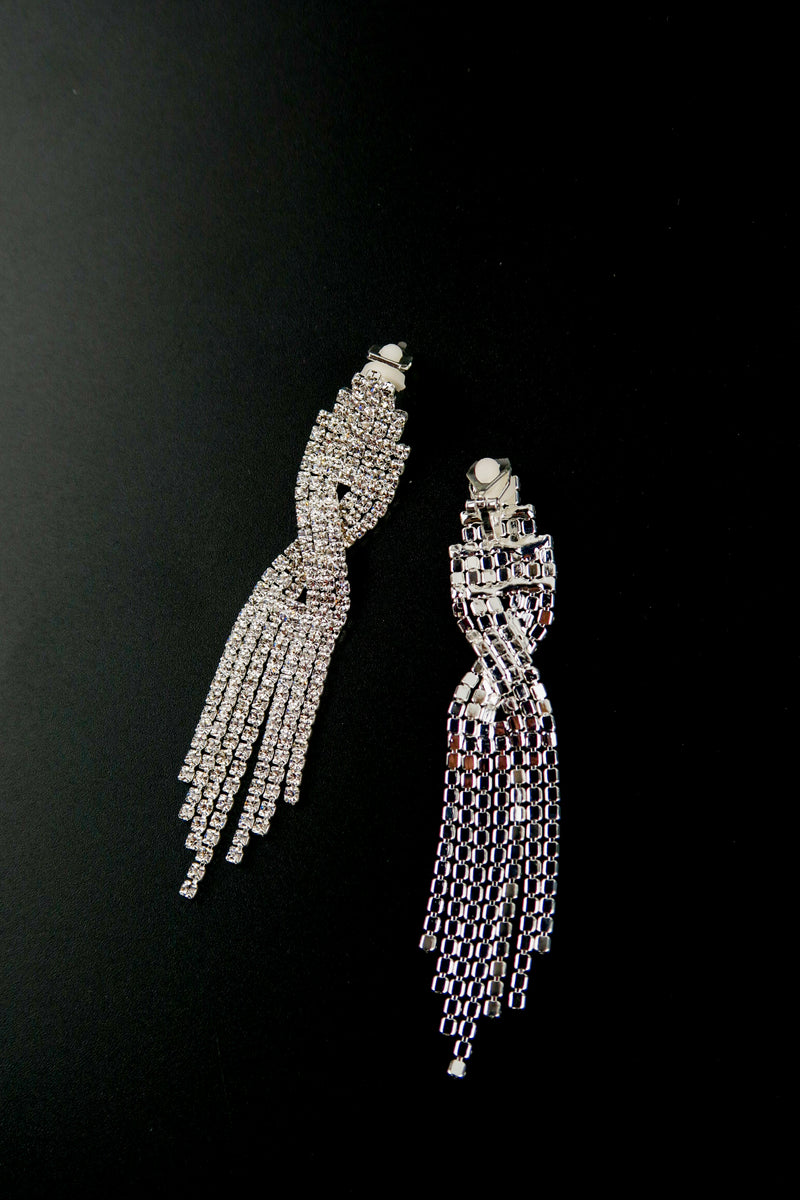 ต่างหูประดับคริสตัล  - Drop Earring
