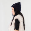 หมวกไหมพรมถัก พับขอบ สำหรับกันหนาว No.91-190 - Unisex Cable Knit Fleece Lining Knit Beanie Ski Hat