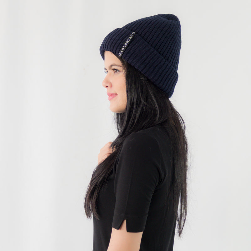 หมวกไหมพรมถัก สำหรับกันหนาว - Stylish Unisex Knitted Beanie Hat