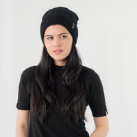 หมวกไหมพรมถักลายเปีย บุขนด้านใน H012- Unisex Cable Knit Fleece Lining Knit Beanie Ski Hat
