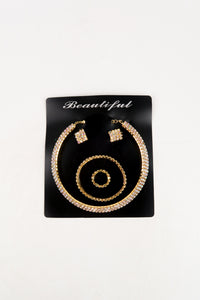 ชุดสร้อยคอเพชรเเฟชั่น 4 ชิ้น   - Diamond Necklace
