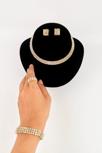 ชุดสร้อยคอเพชรเเฟชั่น 4 ชิ้น   - Diamond Necklace