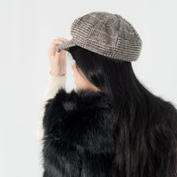 หมวกแฟชั่นทรง Cabbie - Cotton Newsboy Gatsby Apple Cabbie Cap