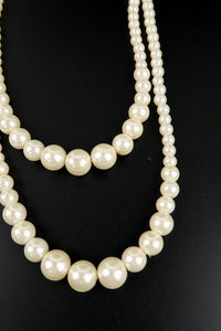 สร้อยคอแฟชั่นประดับมุก - Ivory Pearl Necklace
