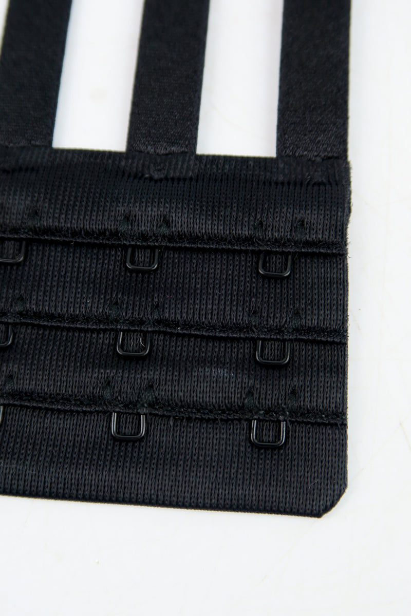 ตะขอต่อสายเสื้อชั้นในแบบมีสายยืด -  Women's Elastic Bra Lingerie Extenders 4-Hooks 3 Rows Extension Straps in Different