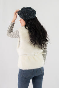 เสื้อกั๊กขนสัตว์ - Faux Fox Fur Vest