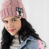หมวกไหมพรมแต่งปอม บุขนหนาด้านใน NO.168- Winter Fleece Lining Beanie Hat with Pom