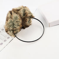 ที่ปิดหูกันหนาว 4.5'' - Printed Faux Fur Winter Earmuffs